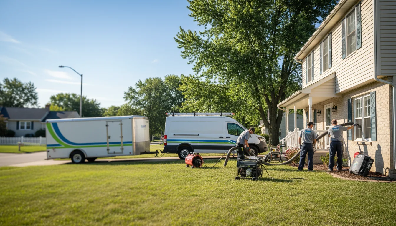 Flooded Basement Restoration And Cleanup With Repair in Malcom, IA near me